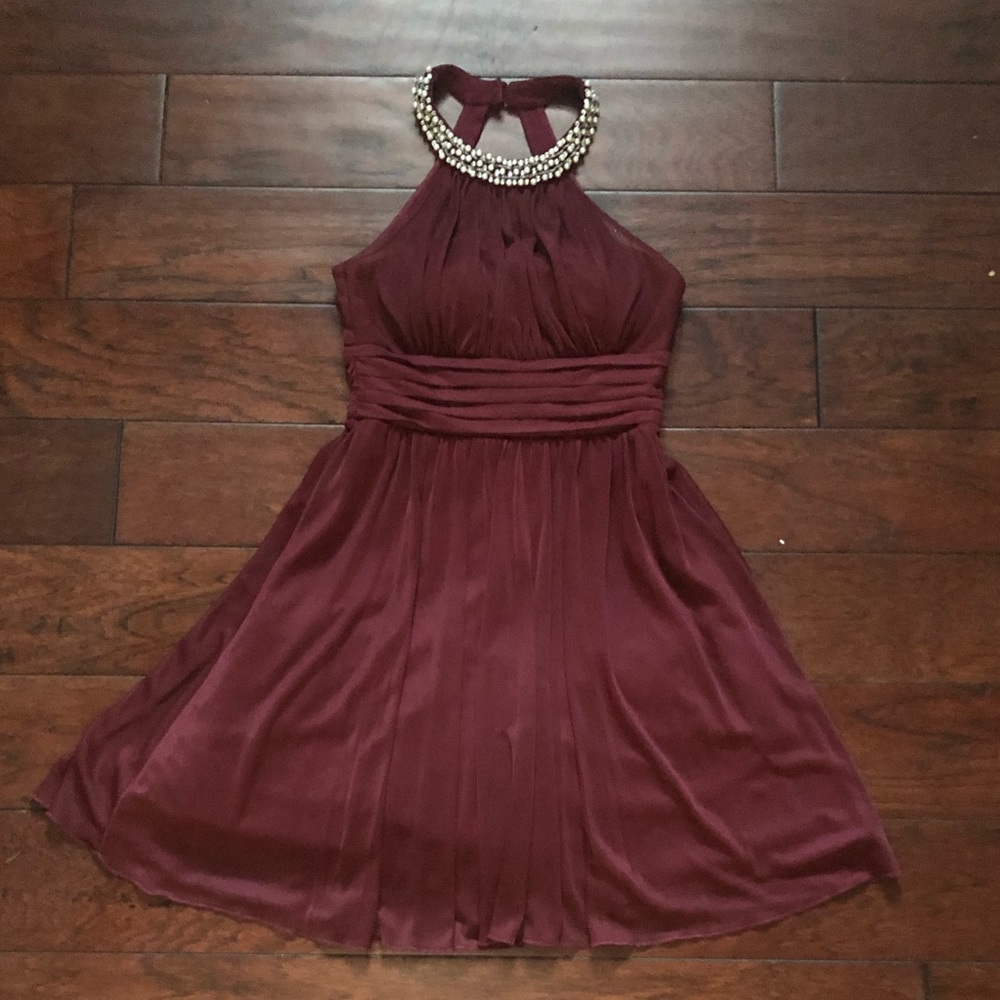 Maroon Homecoming Dress